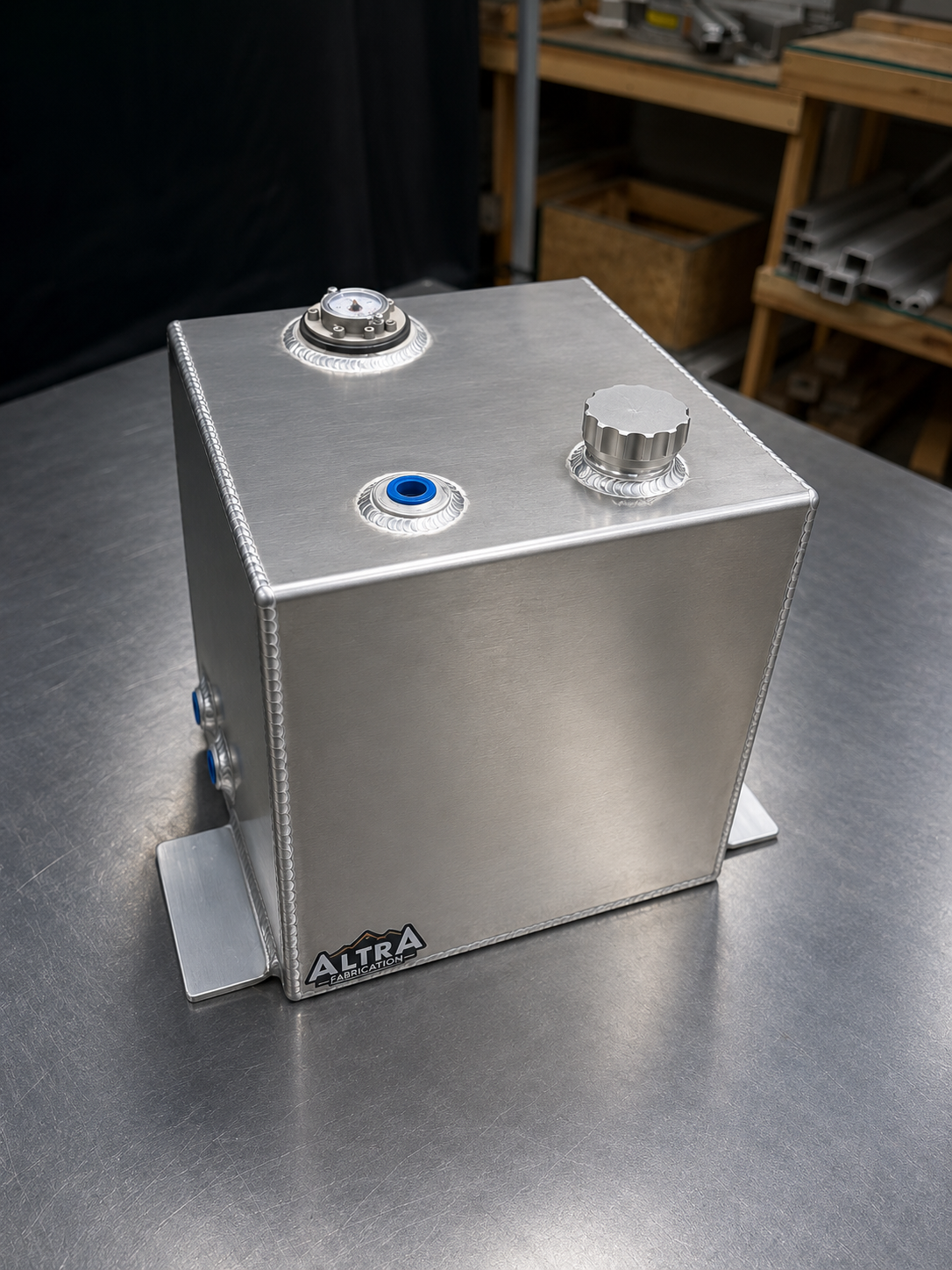 7 Gallon Aluminum Fuel Tank 12" x 12" x 12"