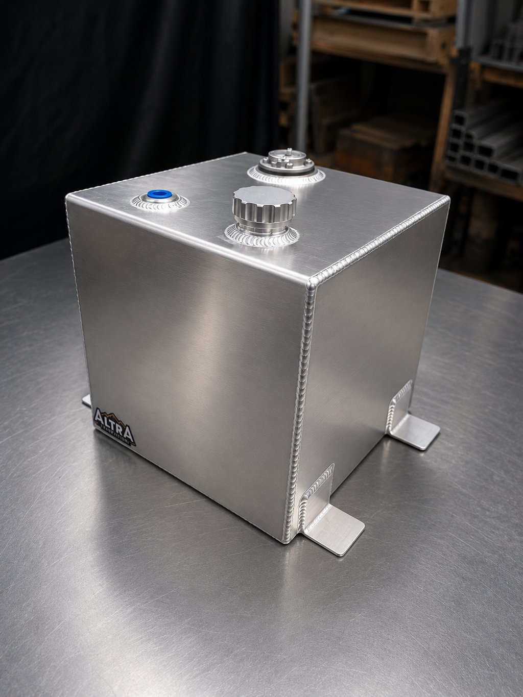 7 Gallon Aluminum Fuel Tank 12" x 12" x 12"